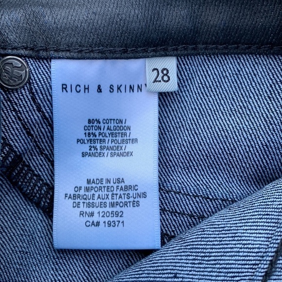 Rich & SKINNY Coated Jeans - Black - Picture 14 of 15